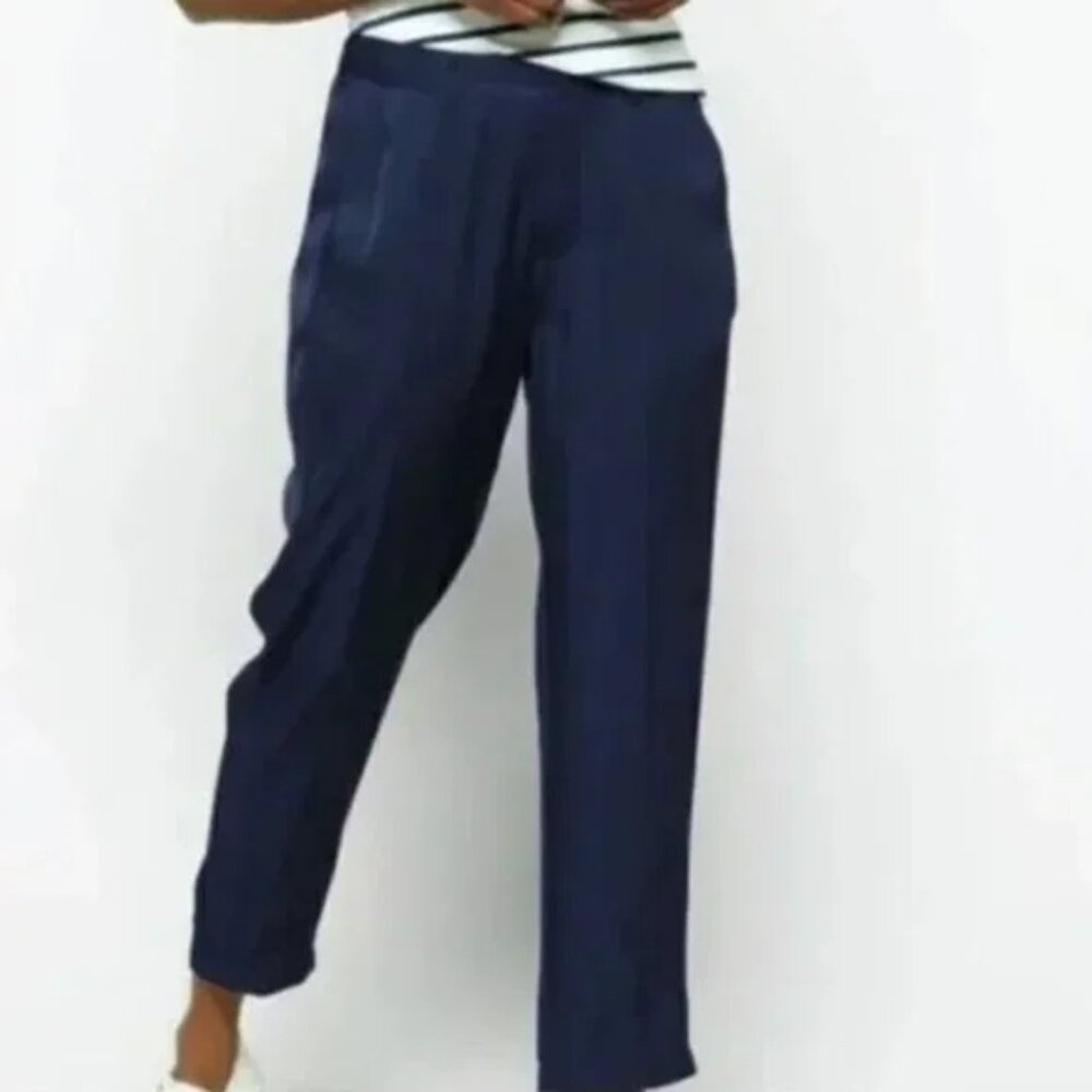 NWT $148 PISTOLA Estate Blue Eleanor Pants L